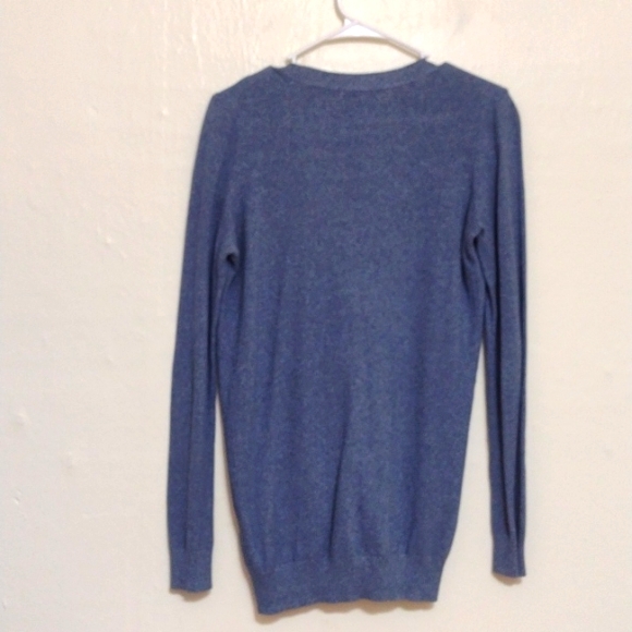 Madewell Light Blue V-neck Button Front Boyfriend Cardigan Sweater Size S - Picture 4 of 12